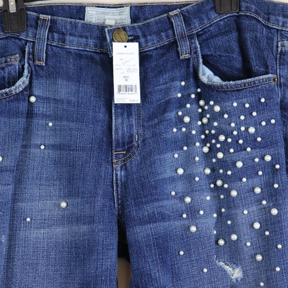 Current/Elliott The Fling Destroy Pearls Size 30